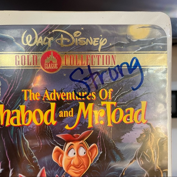 Vintage Disney The Adventures of Ichabod and Mr. Toad GOLD COLLECTION VHS - Picture 2 of 6